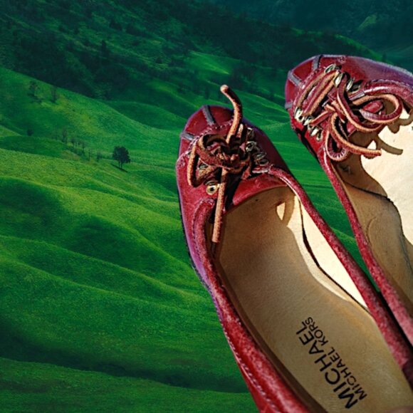 Michael Michael Kors All-Leather Tie Chunky Heels - Picture 11 of 15